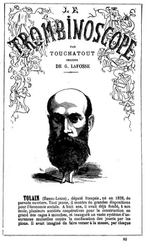 Dessin de G. Lafosse dans le Trombinoscope de Touchatout